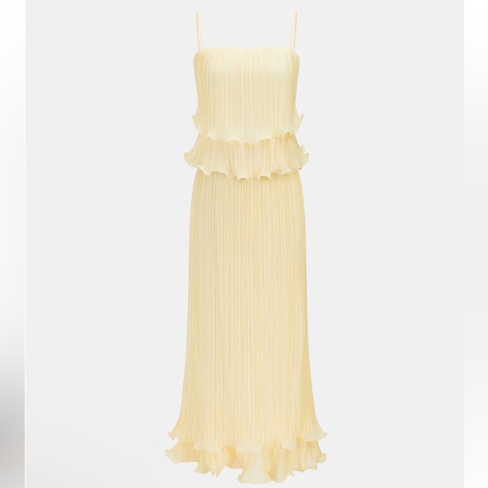 Commense Pleated Layered Ruffle Skirt Set - Picture 4 of 4